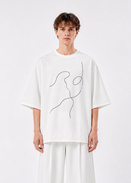 ビッグシルエット|Line Tシャツ