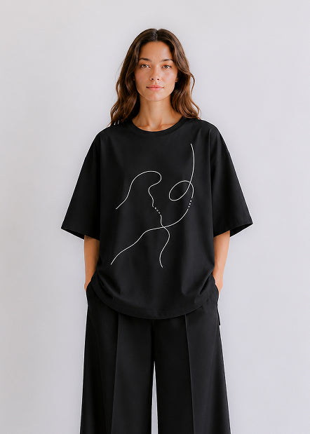 ビッグシルエット｜Line Tシャツ